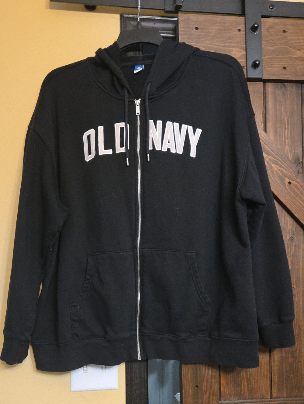 Old Navy Black Zip-Up Hoodie